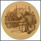 Finger Printing Pays Off Collector Plate by Yves Beaujard MAIN