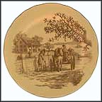 Living Along The River Collector Plate by Yves Beaujard MAIN
