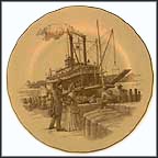 Traveling The River Collector Plate by Yves Beaujard MAIN