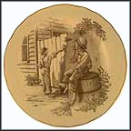 Whitewashing The Fence Collector Plate by Yves Beaujard MAIN