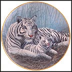 White Tigers Collector Plate by Michael Matherly MAIN