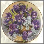 Mogambo Iris Plate Collector Plate by Katharine Austen MAIN