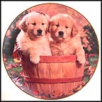 A Bushel And A Pup Collector Plate by Don Scarlett MAIN