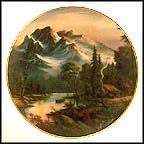 Mountain Retreat Collector Plate by Ron Huff MAIN