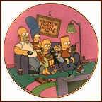 A Family For The 90s Collector Plate by Matt Groening MAIN