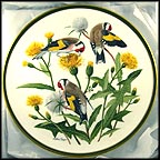 European Goldfinch Collector Plate by Arthur Singer MAIN