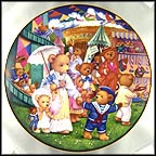 Teddy Bear Fair Collector Plate by Carol Lawson MAIN