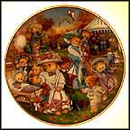 Teddy Bear Outing Collector Plate by Carol Lawson MAIN