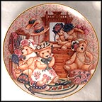 Hats Off To Teddy! Collector Plate by Nita Showers MAIN