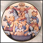 Teddy Bear Pet Show Collector Plate by Nita Showers MAIN