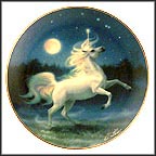 The Diamond Unicorn Collector Plate by Kirk Reinert MAIN