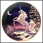 The Starlight Diamond Unicorn Collector Plate by Steve Read MAIN