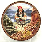 Geronimo Collector Plate by Tom Beecham MAIN