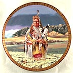 Medicine Crow Collector Plate by Tom Beecham MAIN