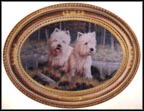 Westies On The Moor Collector Plate by Nigel Hemming MAIN