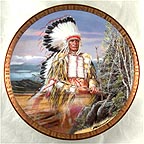 Red Cloud Collector Plate by Tom Beecham MAIN