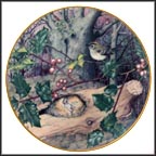 Cozy Dormouse In The December Woods Collector Plate by Peter Barratt MAIN