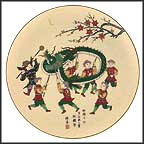 Dragon Dance Collector Plate by Shunsuke Suetomi MAIN