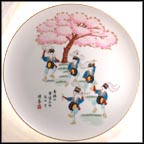 Mask Dancing Collector Plate by Shunsuke Suetomi MAIN