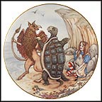 The Gryphon And Mock Turtle Collector Plate by Sandy Nightingale MAIN