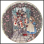 Alice And The Roses Collector Plate by Sandy Nightingale MAIN