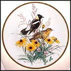 Bobolink Collector Plate by Roger Tory Peterson MAIN