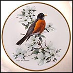 Robin Collector Plate by Roger Tory Peterson MAIN