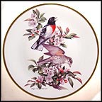 Rose-Breasted Grosbeak Collector Plate by Roger Tory Peterson MAIN