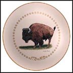 American Bison Collector Plate by Charles Fracé MAIN