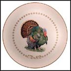 American Wild Turkey Collector Plate by Albert Earl Gilbert MAIN