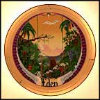 Garden Of Eden Collector Plate by F. F. Long MAIN