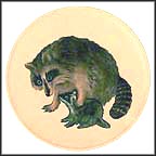 Raccoons Collector Plate by Gerhard Bochmann MAIN