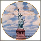 Statue Of Liberty, Freedom's First Lady Collector Plate by Michael Hagel MAIN