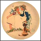 Beguiling Buttercup Collector Plate by Norman Rockwell MAIN
