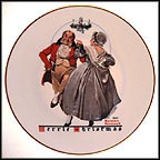 Christmas Dancers Collector Plate by Norman Rockwell MAIN