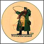Jolly Coachman Collector Plate by Norman Rockwell MAIN