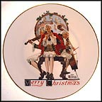 Christmas Medley Collector Plate by Norman Rockwell MAIN