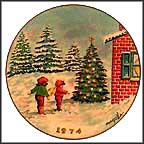 Playing By The Christmas Tree Collector Plate by Dominic Mingolla MAIN