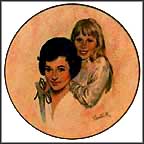 Amy And Rosalynn Carter Collector Plate by Thornton Utz MAIN