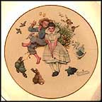 Sweet Song So Young Collector Plate by Norman Rockwell MAIN