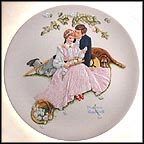 Flowers In Tender Bloom Collector Plate by Norman Rockwell MAIN