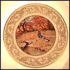 Autumn Reflections Collector Plate by Norman Rockwell MAIN