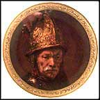 Man With A Gilt Helmet Collector Plate by Rembrandt MAIN