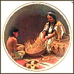 Basket Weaver Collector Plate by Eanger Irving Couse MAIN