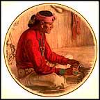 Navajo Silversmith Collector Plate by Eanger Irving Couse MAIN