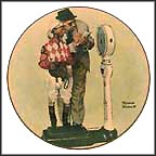Weighing In Collector Plate by Norman Rockwell MAIN