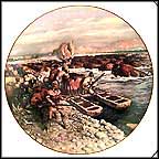 Captain Clark - Buffalo Gangue Collector Plate by John Clymer MAIN