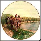 Up The Jefferson Collector Plate by John Clymer MAIN