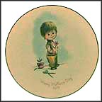 Boy With Flower Collector Plate MAIN