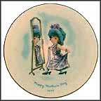 Girl Dressing Up In Mirror Collector Plate MAIN